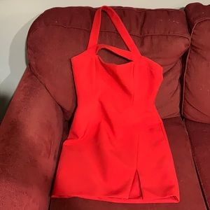 BCBG red dress, WORN ONCE!
